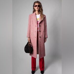 Zadig & Voltaire Monaco Tie-Waist Coat in like new condition